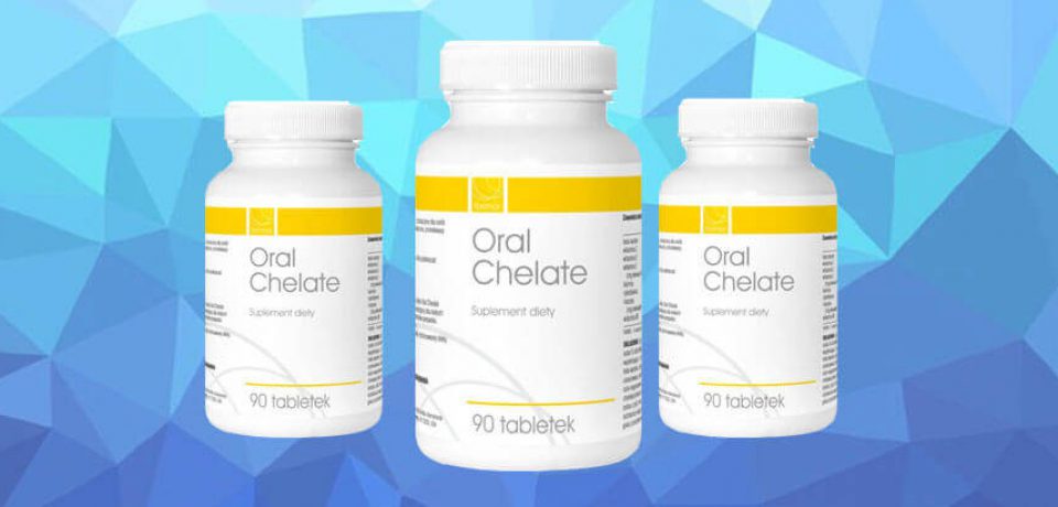 Oral chelate 90 tabl. Czynnik chelatonowy – EDTA
